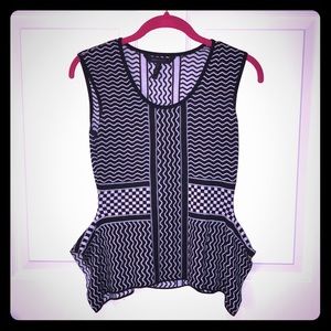BCBG Peplum Top